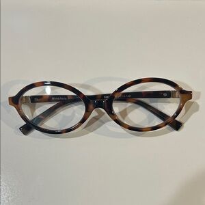 Miu Miu Brown Tortoise Shell Glasses